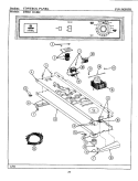 Part Location Diagram of 306533 Whirlpool Push-to-Start Switch with Bracket