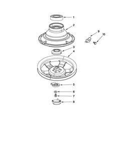 Clutch And Brake Parts Diagram and Parts List for MAT13MNLGW  Maytag Washer