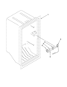 Liner Parts Diagram and Parts List for AQU0701TRW03  Amana Freezer