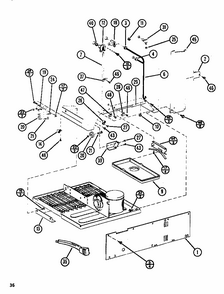 Heat Exchanger (tl20n/p1106213w) (tl20n/p1106214w) (tli20n/p1106222w) (tli20n/p1106223w) Diagram and Parts List for TL18N-P1106211W  Amana Refrigerator