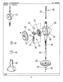 TRANSMISSION (LSE9900AFL, AFW) Diagram and Parts List for LSE9900AFW  Maytag Washer Dryer Combo