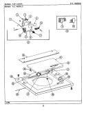 TOP COVER (LSE9900AFL, AFW) Diagram and Parts List for LSE9900AFW  Maytag Washer Dryer Combo