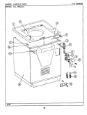 CABINET - REAR (LSE9900AFL, AFW) Diagram and Parts List for LSE9900AFW  Maytag Washer Dryer Combo