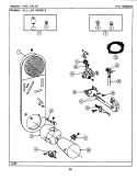 GAS VALVE Diagram and Parts List for LSG9900AAE  Maytag Washer Dryer Combo