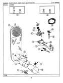 INLET DUCT & GAS VALVE (LSG9900A & B) Diagram and Parts List for LSG9900ABL  Maytag Washer Dryer Combo