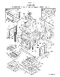Lower Oven Diagram and Parts List for 79049603319  Kenmore Microwave