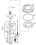 TUB Diagram and Parts List for LAT4000AAW  Maytag Washer