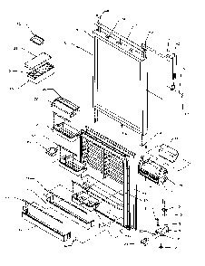 Refrigerator Door Diagram and Parts List for TP21A3L-P1181503WL  Amana Refrigerator