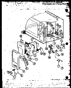 Section 3 Diagram and Parts List for MLMTK1  Amana Microwave