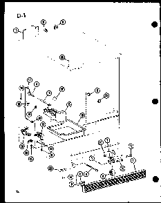 Icemaker Diagram and Parts List for ESBFC16C-C-P60235-19WC  Amana Refrigerator
