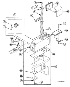 Meter Case Diagram and Parts List for SWT910WN  Speed Queen Washer