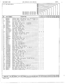 Doors Page 2 Diagram and Parts List for 10560B  Admiral Refrigerator