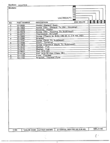 Heater Page 2 Diagram and Parts List for 7002A  Norge Dryer