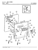 DOOR ASSEMBLY Diagram and Parts List for WU285  Maytag Dishwasher