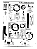 INSTALLATION ACCESSORIES Diagram and Parts List for WU700  Maytag Dishwasher