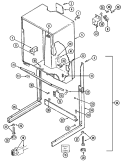 CABINET - DRYER Diagram and Parts List for LSE7804AGL  Maytag Washer Dryer Combo