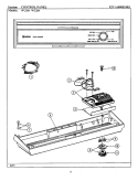 CONTROL PANEL (WC284) Diagram and Parts List for WC284  Maytag Dishwasher