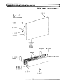 FRONT PANEL & ACCESS PANELS (WC) Diagram and Parts List for WC282  Maytag Dishwasher