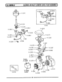BLOWER / AIR INLET & WATER LEVEL FLOAT Diagram and Parts List for WC282  Maytag Dishwasher