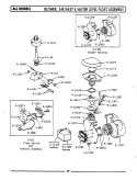 BLOWER / AIR INLET & WATER LEVEL FLOAT Diagram and Parts List for WU701  Maytag Dishwasher