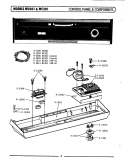 CONTROL PANEL & COMPONENTS Diagram and Parts List for WC301  Maytag Dishwasher