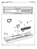 CONTROL PANEL (WU904) Diagram and Parts List for WU904  Maytag Dishwasher