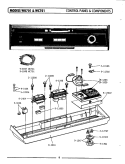 CONTROL PANEL & COMPONENTS Diagram and Parts List for WU701  Maytag Dishwasher