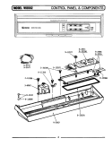 CONTROL PANEL & COMPONENTS (WU882) Diagram and Parts List for WU882  Maytag Dishwasher