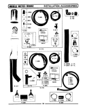 INSTALLATION ACCESSORIES Diagram and Parts List for WU882  Maytag Dishwasher