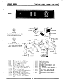 CONTROL PANEL, TIMER & SWITCHES Diagram and Parts List for LA503  Maytag Washer