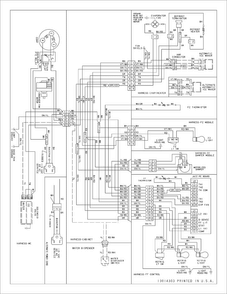 Wiring Information Diagram and Parts List for ABB2527DEB2  Amana Refrigerator