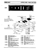 CONTROL PANEL, TIMER & SWITCHES (A810) Diagram and Parts List for A810  Maytag Washer