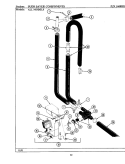 SUDS SAVER COMPONENTS Diagram and Parts List for A211S  Maytag Washer