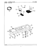Part Location Diagram of 206565 Whirlpool CONTROL PANEL **NLA*
