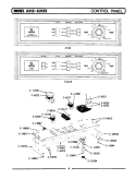 CONTROL PANEL Diagram and Parts List for LA312  Maytag Washer