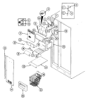 Part Location Diagram of 69832-2 Whirlpool SWITCH, LIGHT (W/NUT)