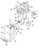 ICE & WATER DISPENSER Diagram and Parts List for GS20X7D3V DP09A Admiral Refrigerator
