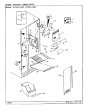 FREEZER COMPARTMENT Diagram and Parts List for RC24LN-3AW CS83A Amana Refrigerator