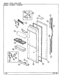 Part Location Diagram of 72341-1-AM Whirlpool PANEL, OUTER DOOR (ALM)