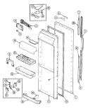 Part Location Diagram of 69872-1 Whirlpool USE WPL 69608-1