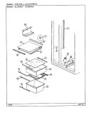 Part Location Diagram of 68171-15 Whirlpool Trim, cont. shelf (fr