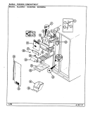 FREEZER COMPARTMENT Diagram and Parts List for RC224PDV DS32A Amana Refrigerator