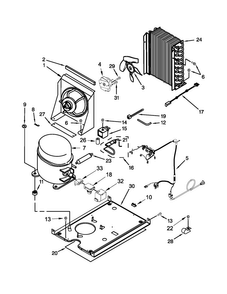 Unit Parts Diagram and Parts List for MIM1555YRS2  Maytag Ice Maker