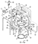 Part Location Diagram of WP903079 Whirlpool Upper Spray Arm Assembly
