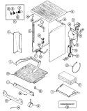 Part Location Diagram of 911445 Whirlpool WIRE CONNE