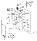 FREEZER COMPARTMENT Diagram and Parts List for GS22X8D3V DP36A Admiral Refrigerator