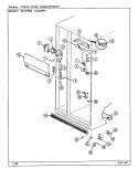 FRESH FOOD COMPARTMENT Diagram and Parts List for RC223PW DS11A Amana Refrigerator