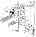 FREEZER COMPARTMENT Diagram and Parts List for RC202PA DS07A Amana Refrigerator