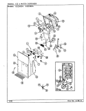 ICE & WATER DISPENSER Diagram and Parts List for GS22X8DV DR33B Admiral Refrigerator