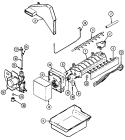 OPTIONAL ICE MAKER KIT (ICE - 25) Diagram and Parts List for MMD1700CGE  International Refrigerator